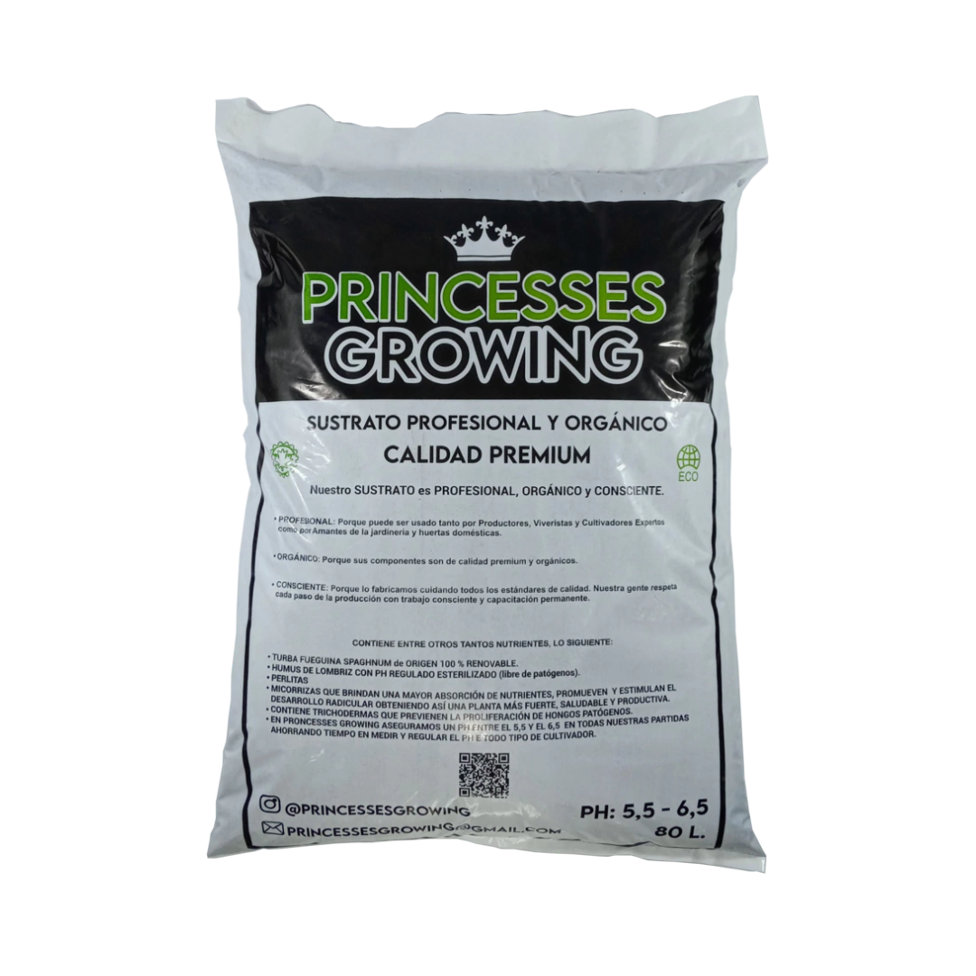 SUSTRATO PRINCESSES GROWING 80L